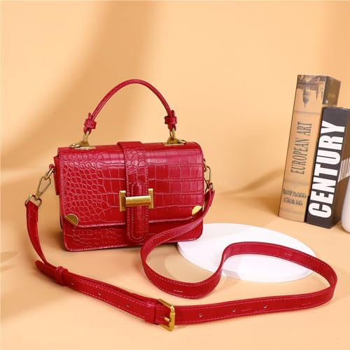LL LOPPOP Women's Classy Leather Crossbody Handbag