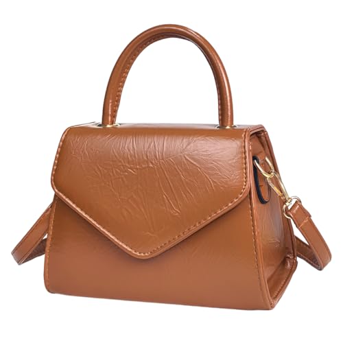 Brown YDSIII Mini Top-Handle Purse for Women