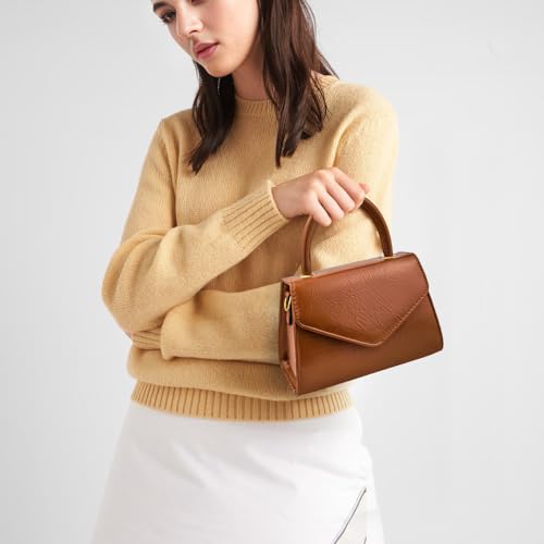 Brown YDSIII Mini Top-Handle Purse for Women