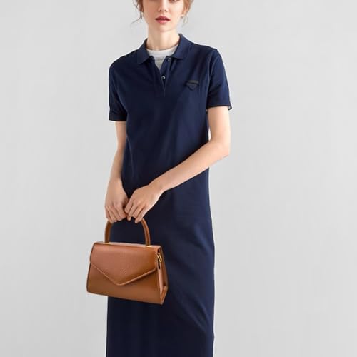 Brown YDSIII Mini Top-Handle Purse for Women