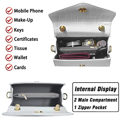 Brown YDSIII Mini Top-Handle Purse for Women