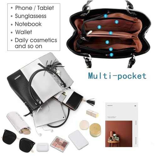 Stylish Women's Handbags with Multiple Internal Pockets