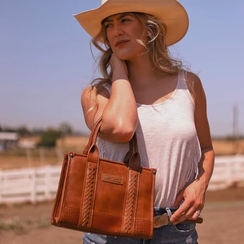 Montana West Wrangler Vintage Tote Handbag for Women