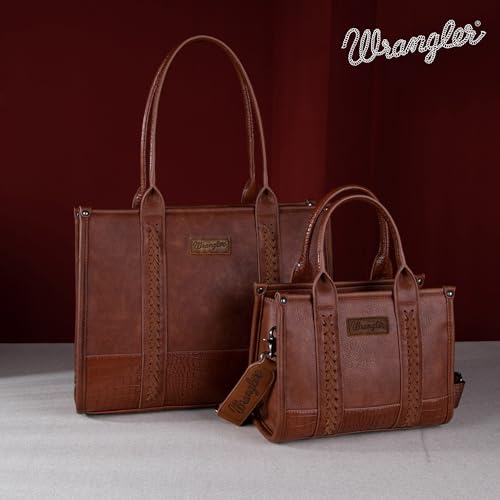 Montana West Wrangler Vintage Tote Handbag for Women