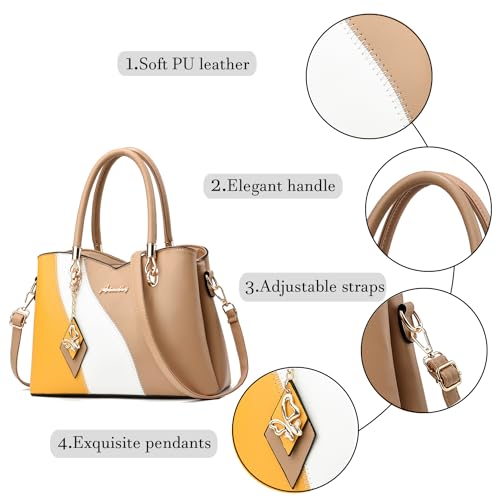 Stylish PU Leather Tote Handbag for Women