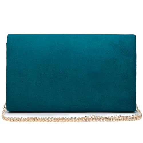 Dasein Faux Suede Evening Clutch Bag Collection
