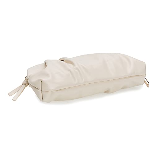 Chic Vegan Leather Pleated Evening Clutch Bag