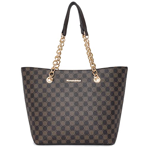 Montana West Large Tote Bag with Pockets