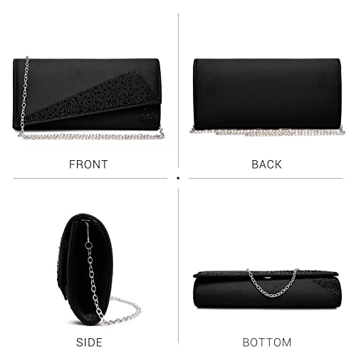 Rhinestone Evening Clutch Bag for Formal Events