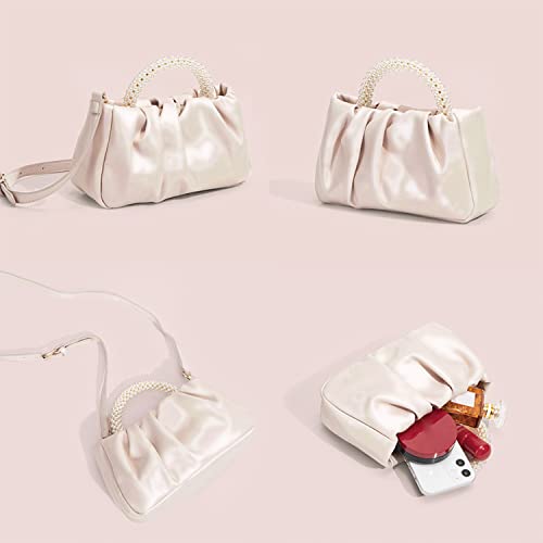Elegant Pink Pearl Clutch for Bridal and Parties