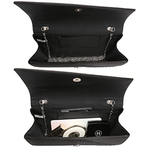 Rhinestone Evening Clutch Bag for Formal Events