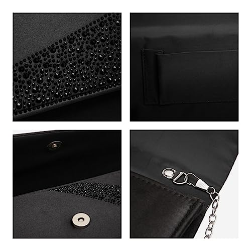Rhinestone Evening Clutch Bag for Formal Events