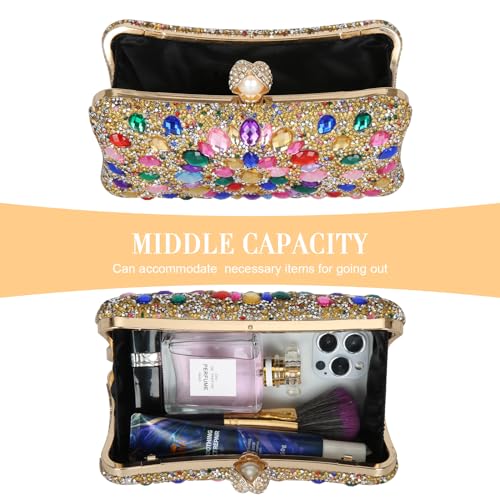 Sparkly Rhinestone Evening Clutch Bag for Women