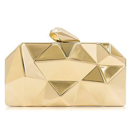Milisente Women's Metallic Evening Clutch Bag