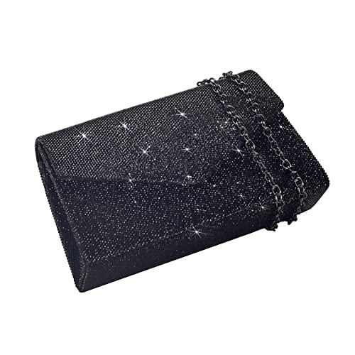 Sparkly Rhinestone Clutch Purse for Evening Events