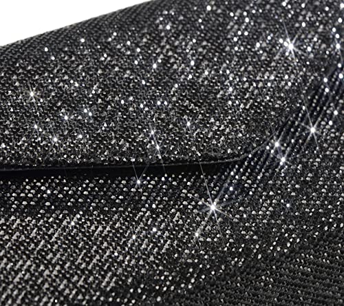 Sparkly Rhinestone Clutch Purse for Evening Events