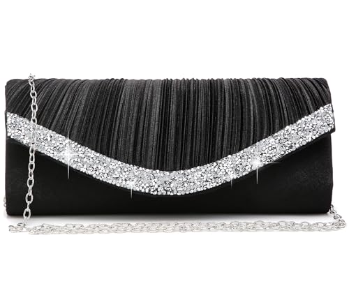Dasein Rhinestone Evening Clutch for Women