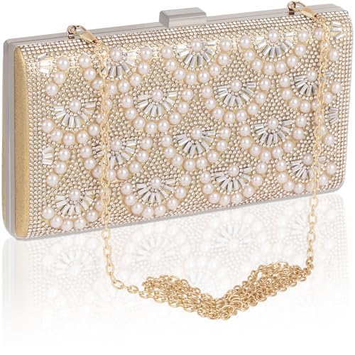 Pearl Clutch Handbag for Women & Girls