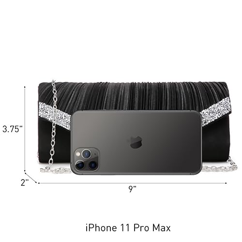 Dasein Rhinestone Evening Clutch for Women