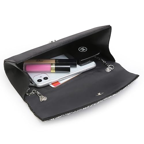 Dasein Rhinestone Evening Clutch for Women