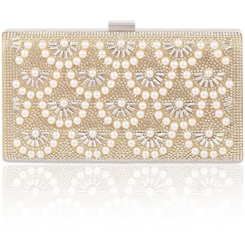 Pearl Clutch Handbag for Women & Girls