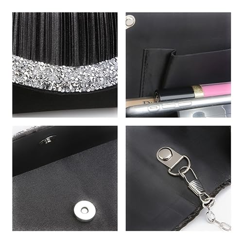 Dasein Rhinestone Evening Clutch for Women