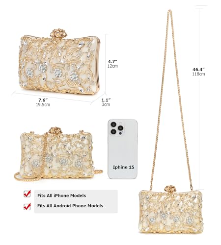 Sparkling Rhinestone Evening Clutch for Women