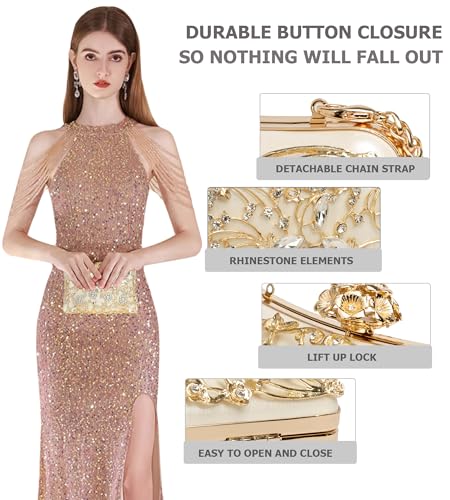 Sparkling Rhinestone Evening Clutch for Women