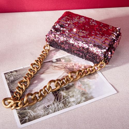 Montana West Sequin Clutch Purse for Women