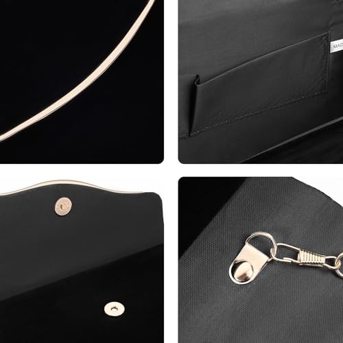 CurvChic Faux Suede Evening Clutch for Women