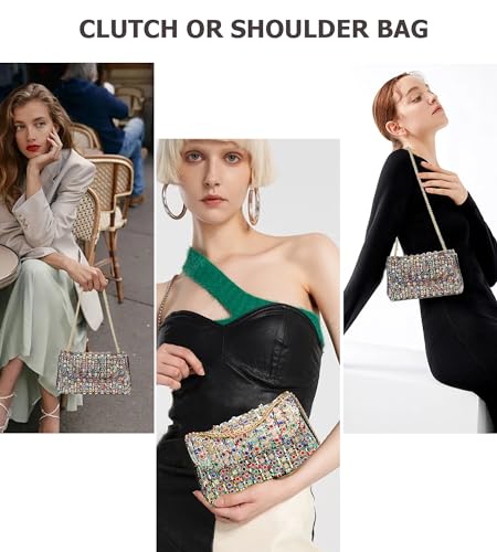 Sparkly Rhinestone Clutch for Evening Events