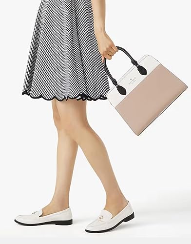 Kate Spade New York Medium Satchel Handbag in Toasted Hazelnut