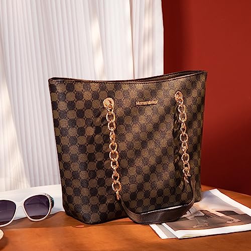 Montana West Large Tote Bag with Pockets