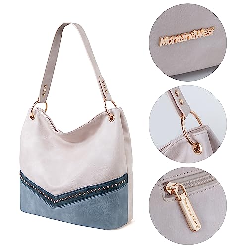 Women's Leather Hobo Handbag by Montana West