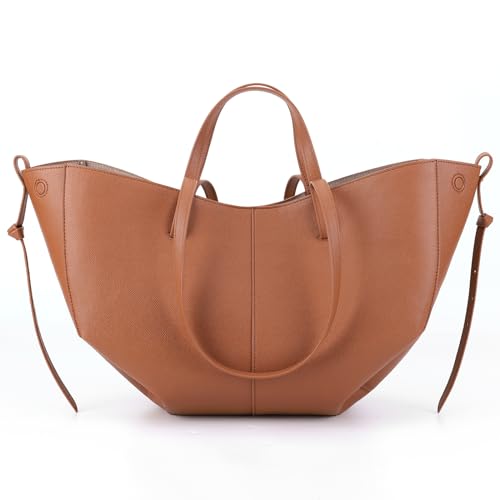 Trendy Vegan Leather Tote Handbag for Women