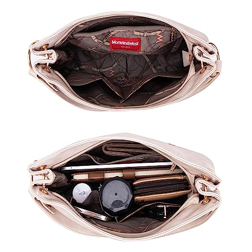 Women's Leather Hobo Handbag by Montana West