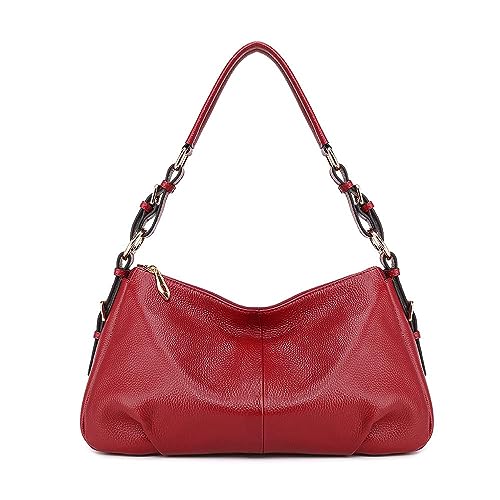 Kattee Vintage Leather Hobo Bag for Women