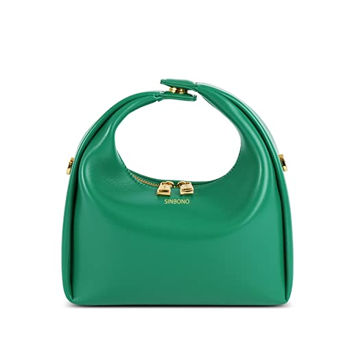 SINBONO Vienna Vegan Leather Top Handle Handbag - Green