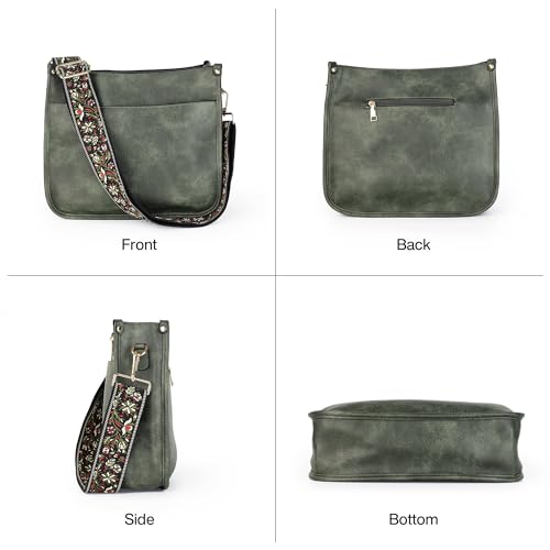 Stylish 2Pcs Vegan Leather Crossbody Handbags for Women