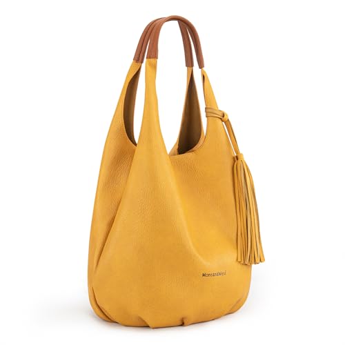Montana West Women's Hobo Handbag with Tassels