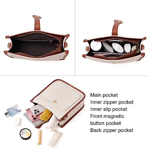 CLUCI Trendy Vegan Leather Crossbody Shoulder Bag Women