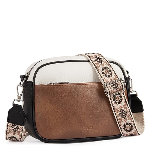CLUCI Trendy Vegan Leather Crossbody Shoulder Handbags