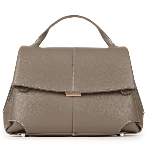 Luxury Faux Leather Top Handle Bag for Women
