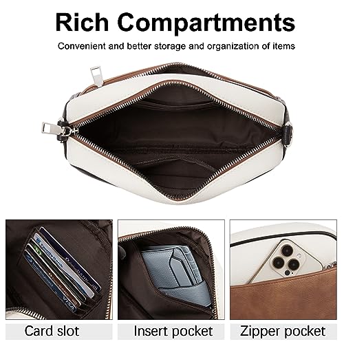 CLUCI Trendy Vegan Leather Crossbody Shoulder Handbags