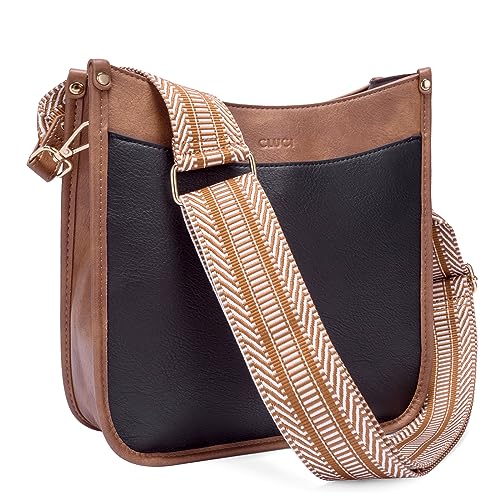 CLUCI Women's Vegan Leather Crossbody Hobo Handbag Set