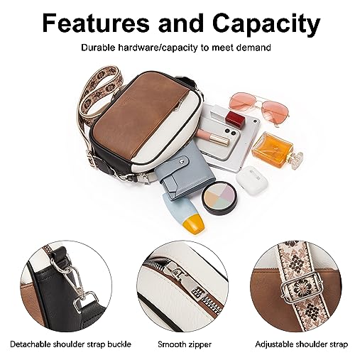 CLUCI Trendy Vegan Leather Crossbody Shoulder Handbags