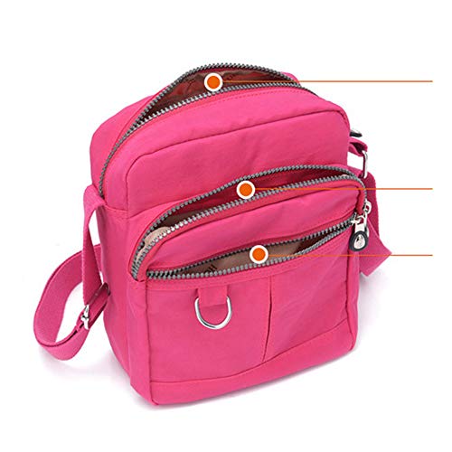 KARRESLY Black Nylon Casual Crossbody Shoulder Handbag
