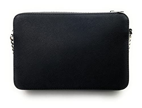 Michael Kors Jet Set Crossbody Bag in Black/Silver