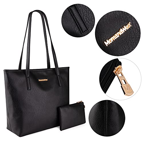 Montana West Large Leather Tote Bag & Shoulder Purse