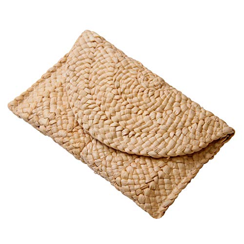 Straw Envelope Clutch Bags for Women
